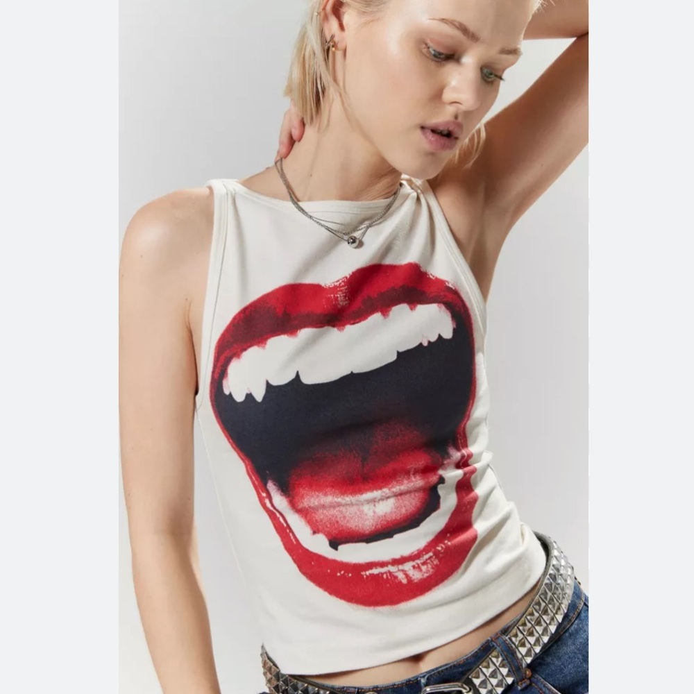 UO Silence and Noise graphic tank top